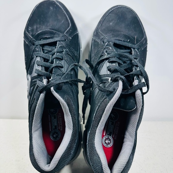 Skechers Shoes Mens 10,5 Synergy Ekron Alloy Toe Work Sneakers 77068 Black main image 4